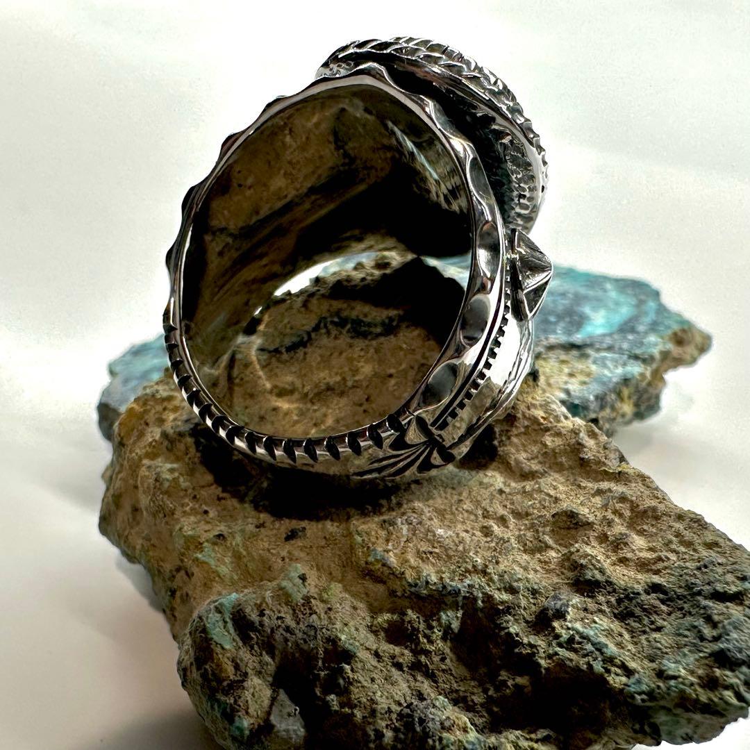 ネイティブアメリカンスタイル　ハットマイン　ブルーダイヤモンド　ハンドメイド作品