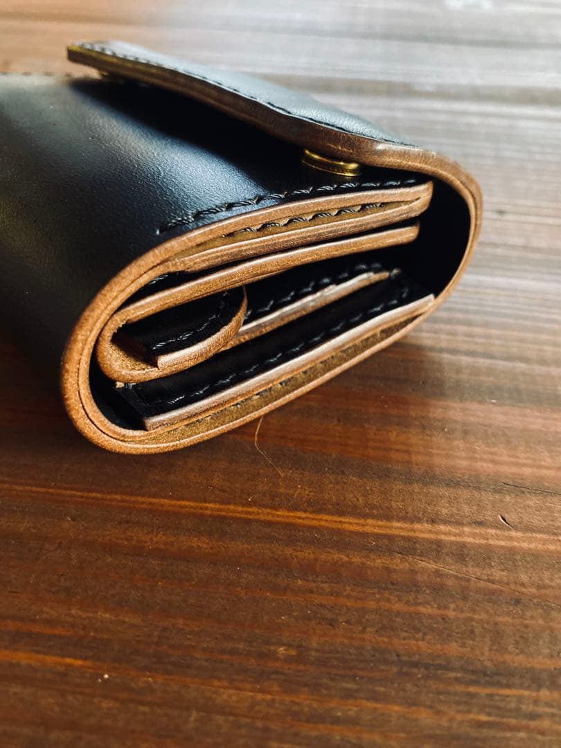 【HORSE BUTT】TL03-70ショートウォレット&真鍮チェーン付き