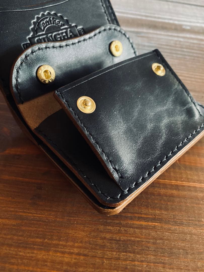 【HORSE BUTT】TL03-70ショートウォレット&真鍮チェーン付き