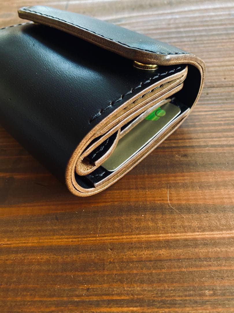 【HORSE BUTT】TL03-70ショートウォレット&真鍮チェーン付き