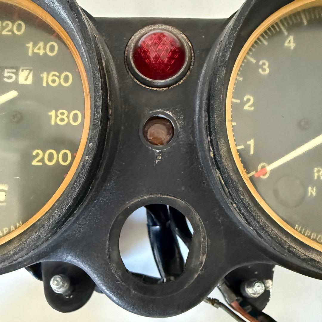 SUZUKIスズキGT380 初期型メーター 当時物 （51）