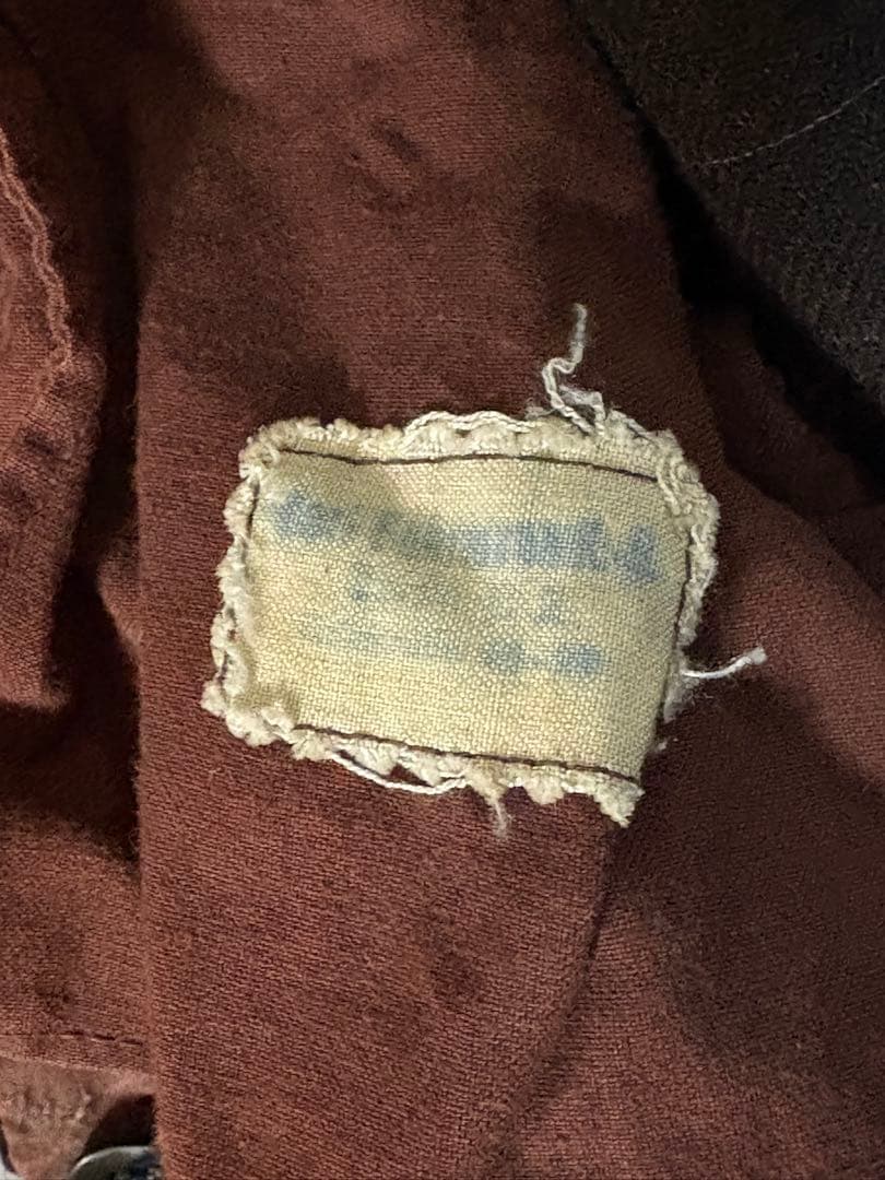 パンツ 1950s French Striped Brown Wool Trousers