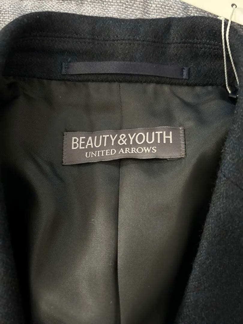 BEAUTY&YOUTH ストレッチ サキソニー 2B セットアップ