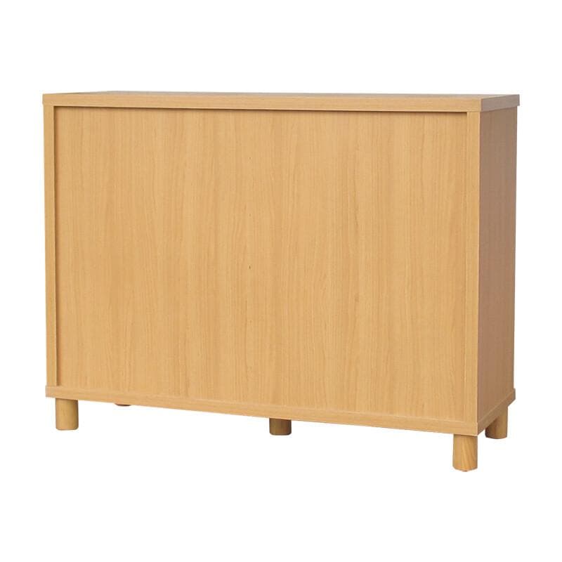 ISK SB RS　シューズラック　下駄箱　ナチュラル　幅116㎝