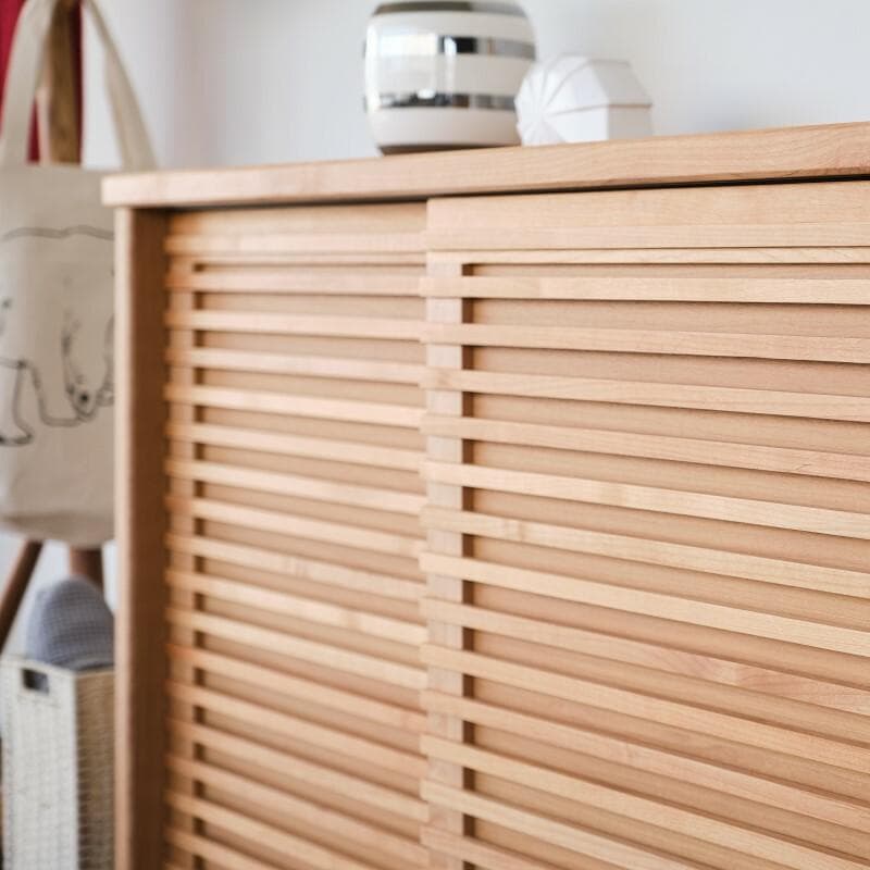 ISK SB RS　シューズラック　下駄箱　ナチュラル　幅116㎝