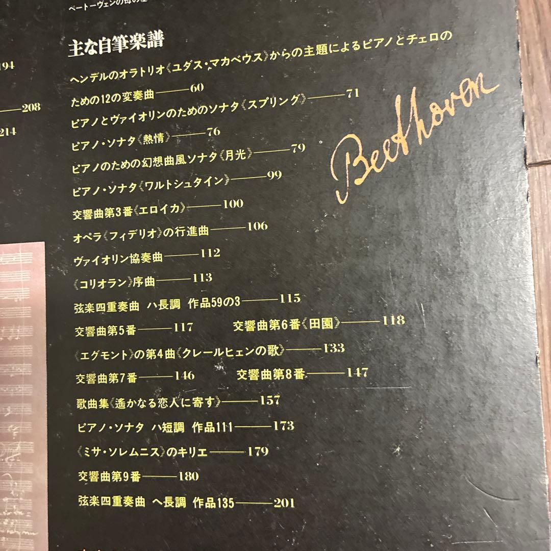 希少// BEETHOVEN/目で見るドキュメント　<音楽之友社>