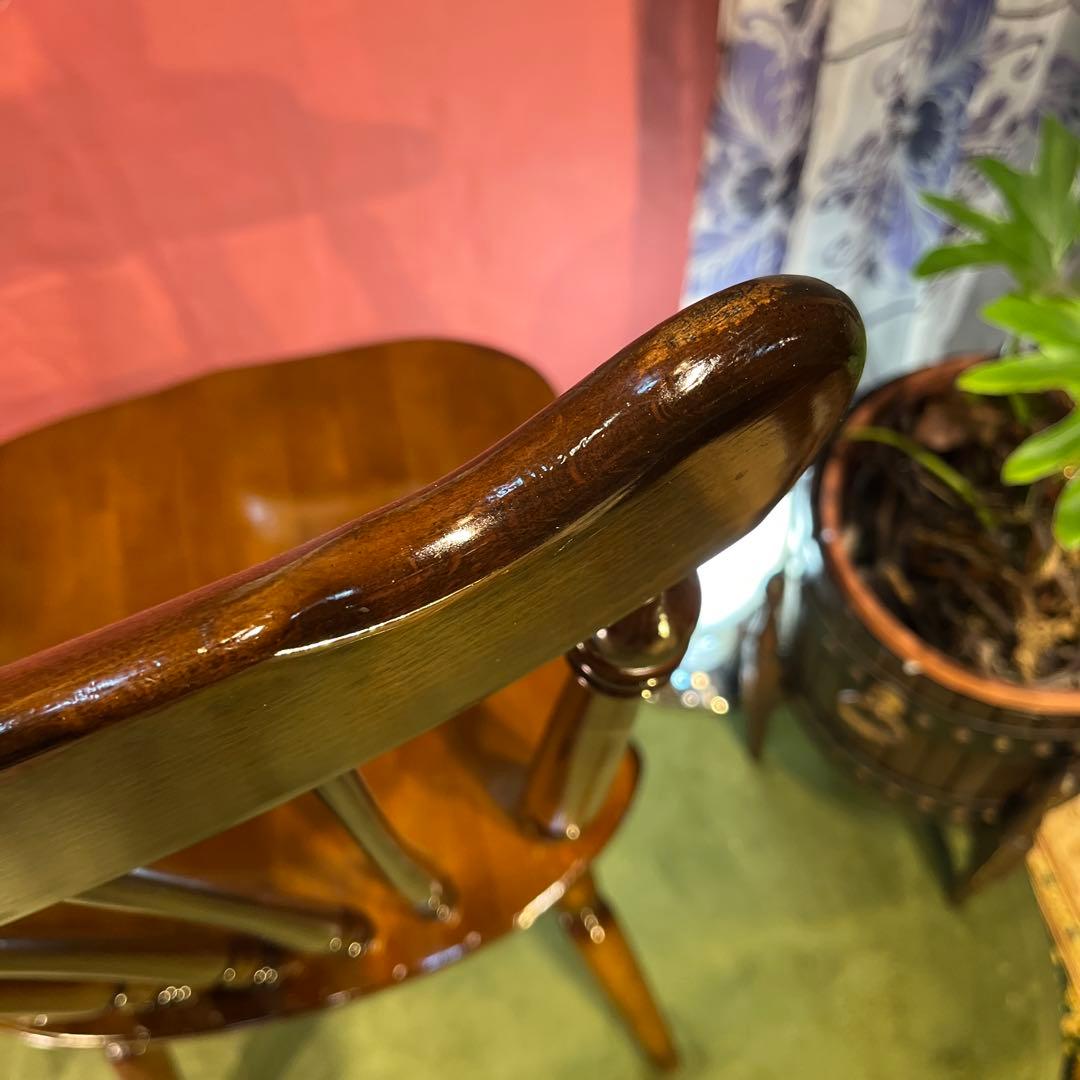 L ４　 カリモクヴィンテージ スピンドルチェア　コロニアル ウィンザー