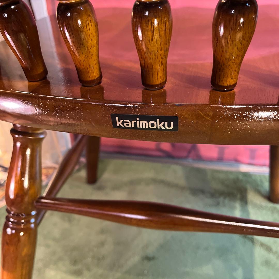 L ４　 カリモクヴィンテージ スピンドルチェア　コロニアル ウィンザー