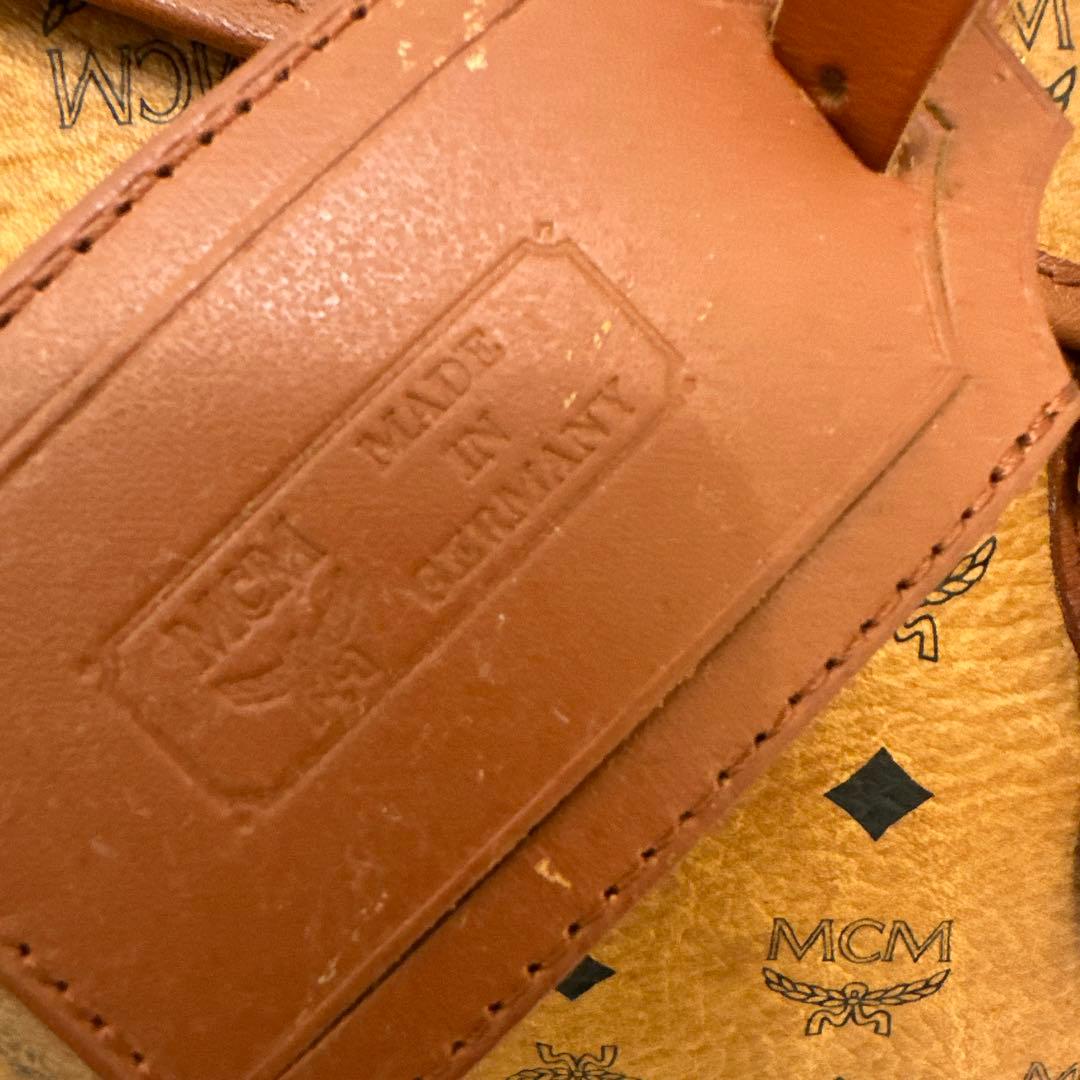 MCM ボストンバッグ 大容量 ブラウン