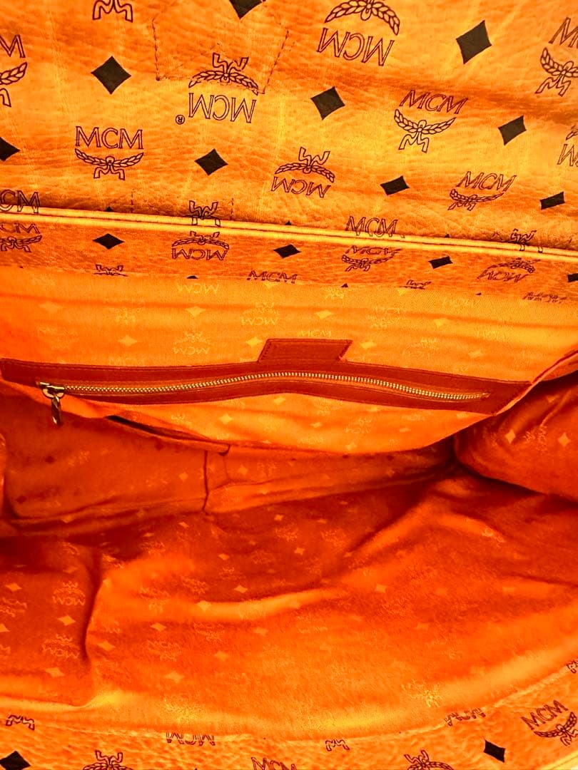 MCM ボストンバッグ 大容量 ブラウン