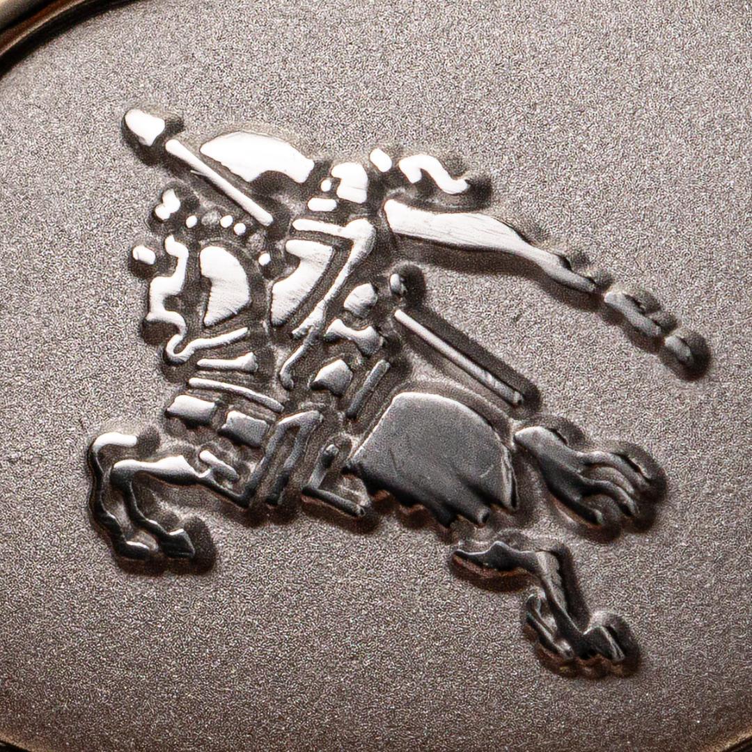 【英国王室御用達】 バーバリー 鏡面加工ナイト カフリンクス Burberry