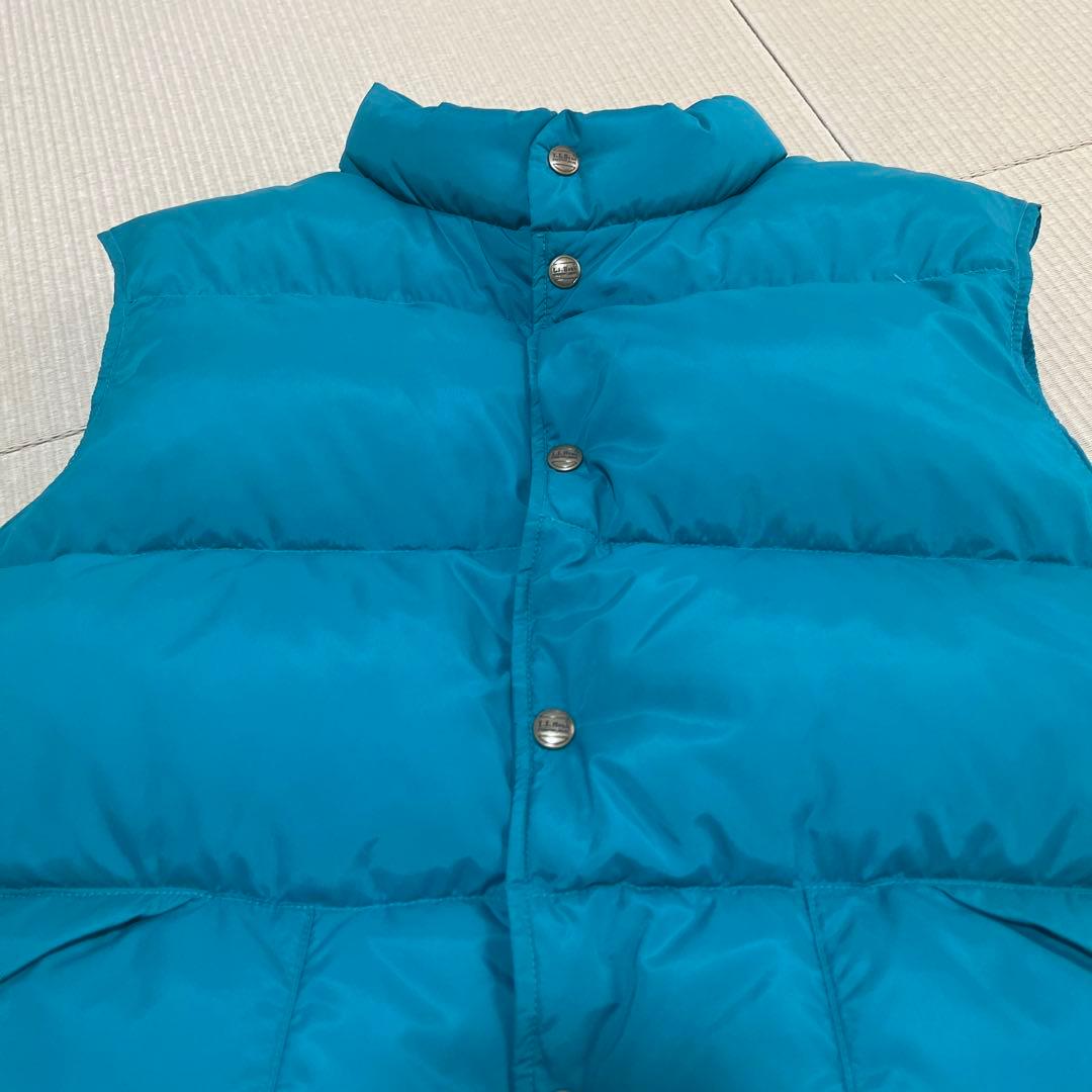 L*T様 80s　L.L.Bean　エメラルドグリーン　ダウンベスト　USA製