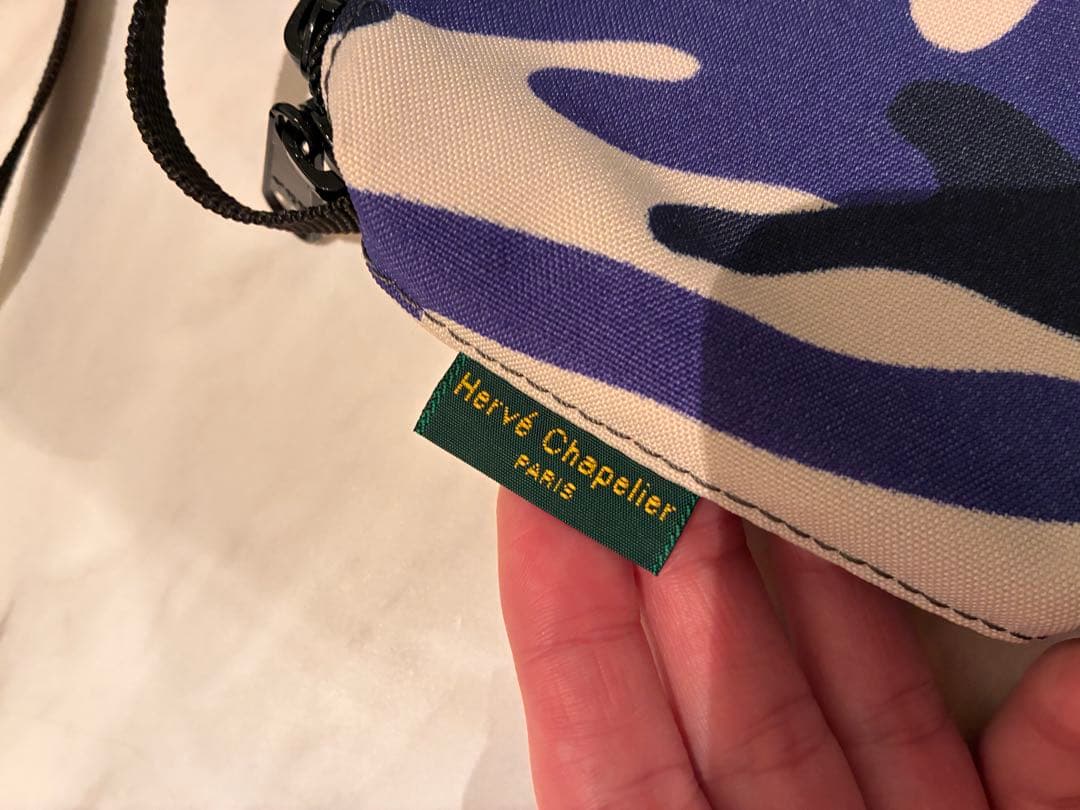 Hervé Chapelier ナイロン 舟型ショルダー バッグ S 2885F