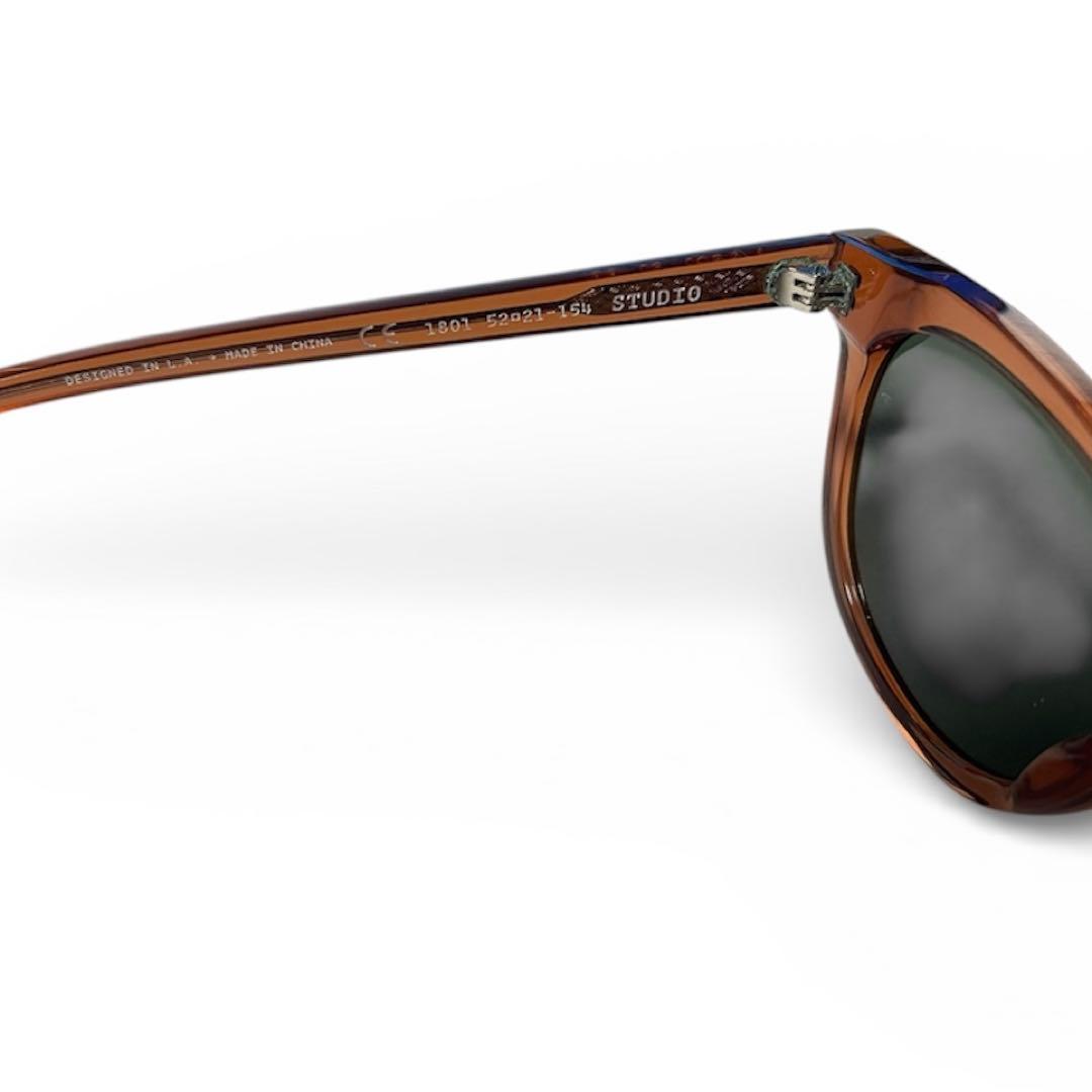 AKILA LA サングラス 美品 ユニセックス A1801 ブラウンフレーム