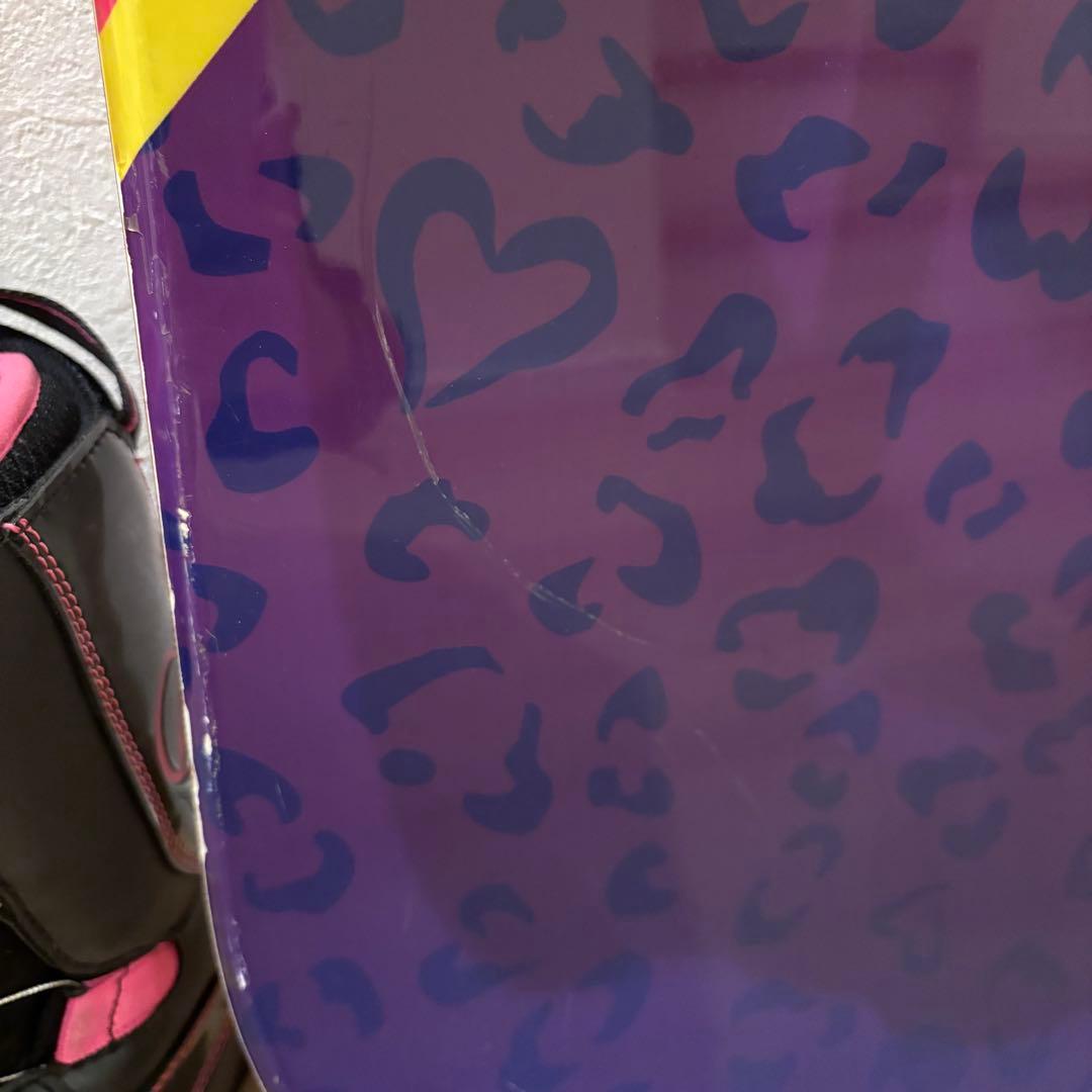 【値下げ】スノーボード板とブーツのセット　144cm