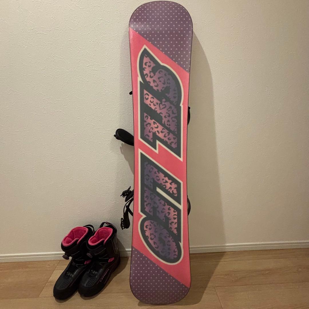【値下げ】スノーボード板とブーツのセット　144cm