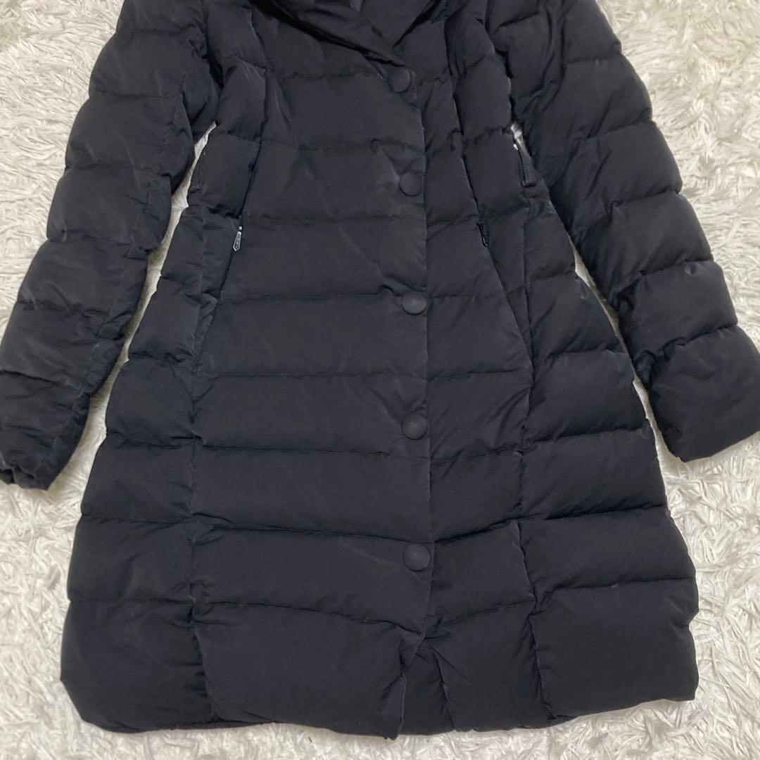 TATRAS 女優襟　VALLE ダウンコート　ショールカラー黒　02 M