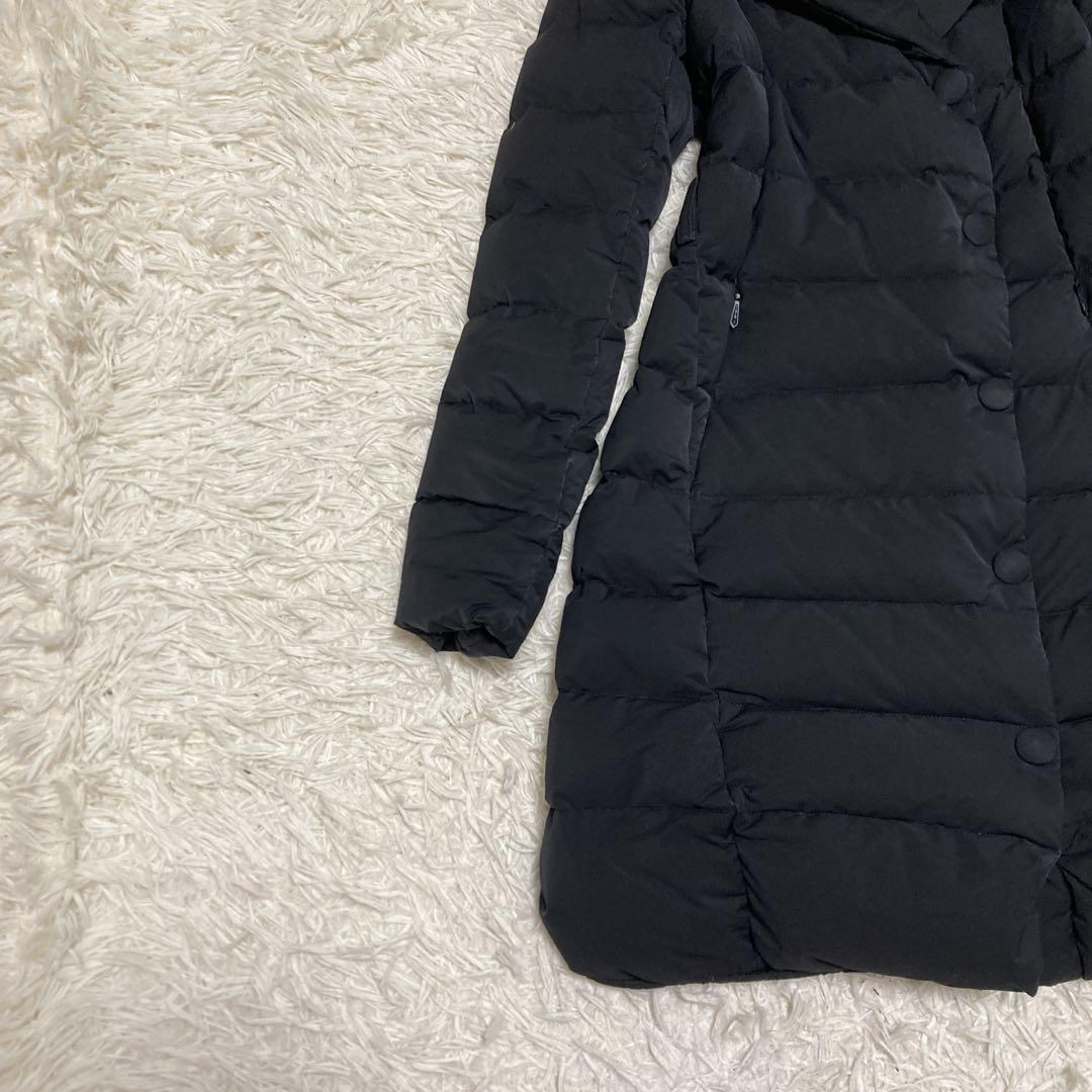 TATRAS 女優襟　VALLE ダウンコート　ショールカラー黒　02 M
