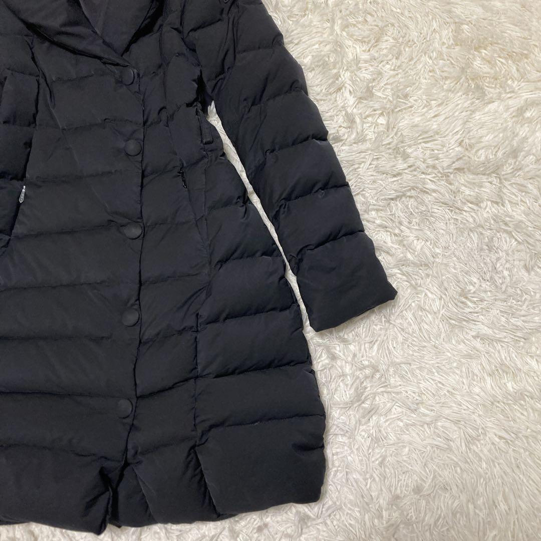 TATRAS 女優襟　VALLE ダウンコート　ショールカラー黒　02 M