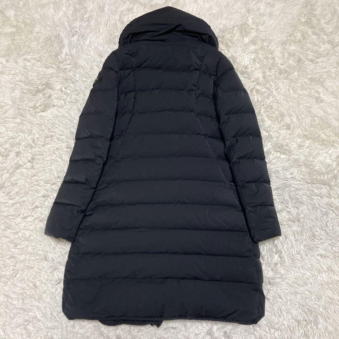 TATRAS 女優襟　VALLE ダウンコート　ショールカラー黒　02 M