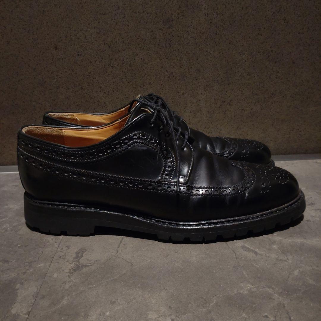 31日朝出荷可能【Berwick】3681 ウイングチップ革靴 UK 7.5