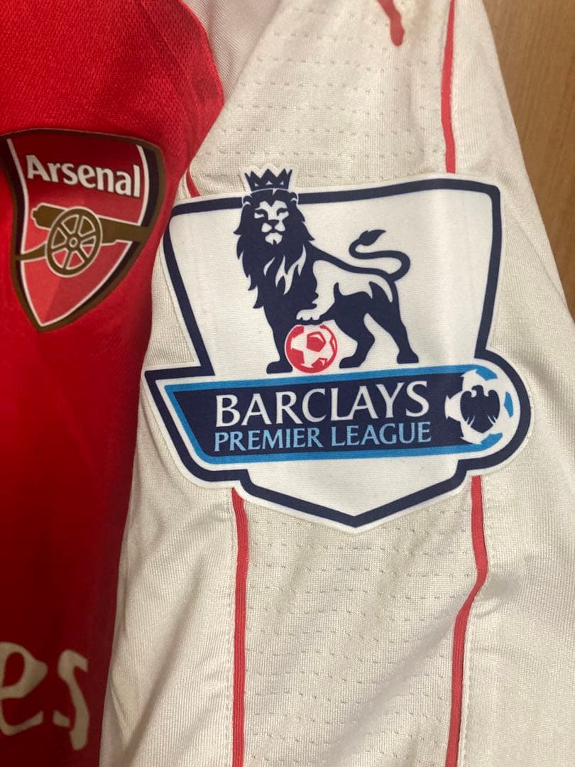 2015年　実使用ユニフォーム　アーセナル　ギブス　PUMA イングランド代表