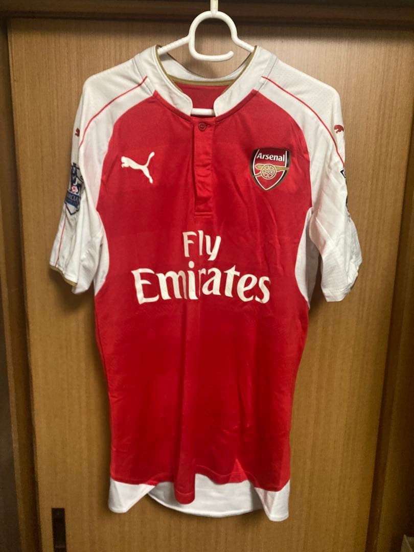 2015年　実使用ユニフォーム　アーセナル　ギブス　PUMA イングランド代表