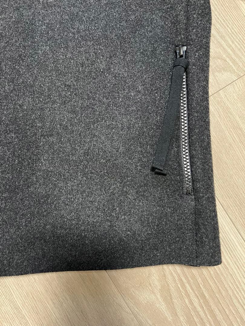 ジャケット・アウター SUNSEA Cut Off Melton Blouson Ash Black