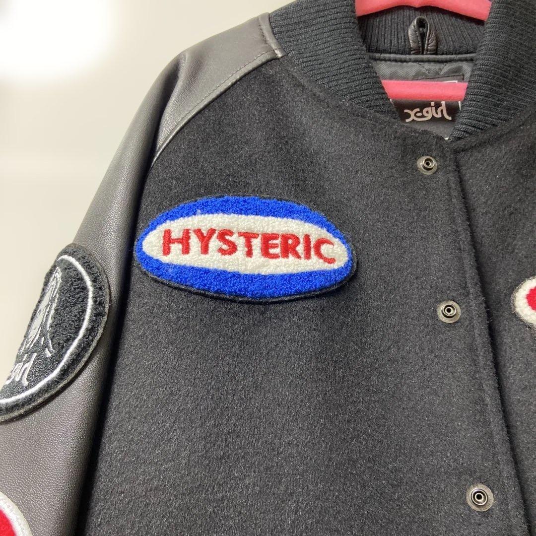 X-girl.HYSTERIC GLAMOURコラボ パッチ付きスタジャン