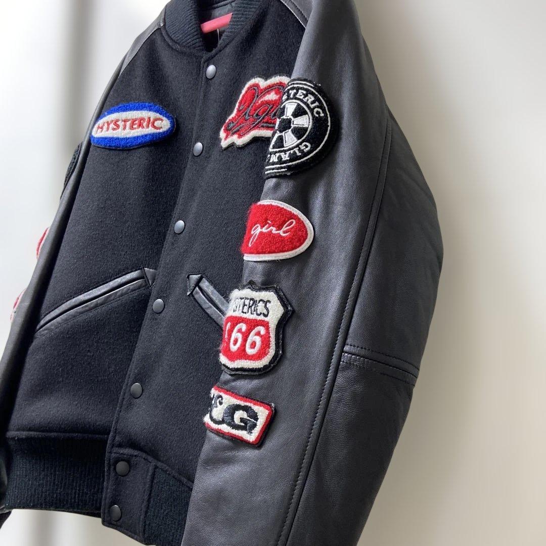 X-girl.HYSTERIC GLAMOURコラボ パッチ付きスタジャン