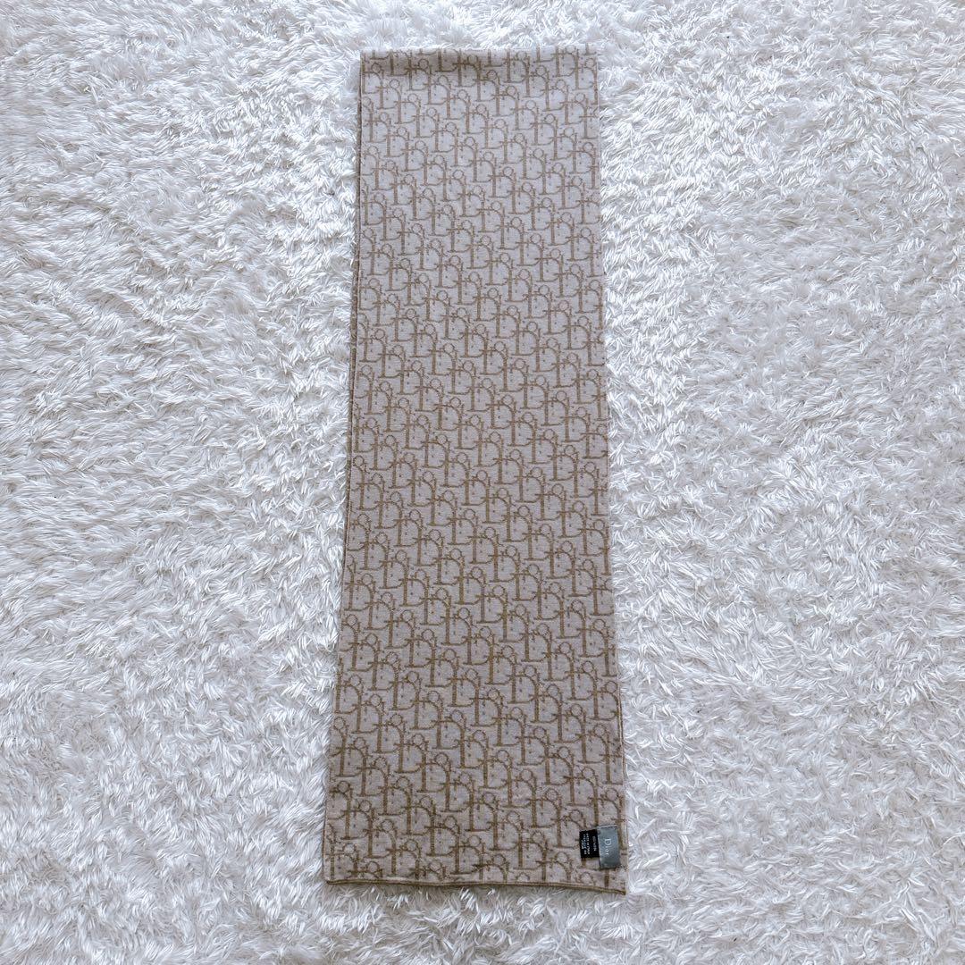 Christian Dior オブリーク　トロッター　ウール　マフラー　ストール