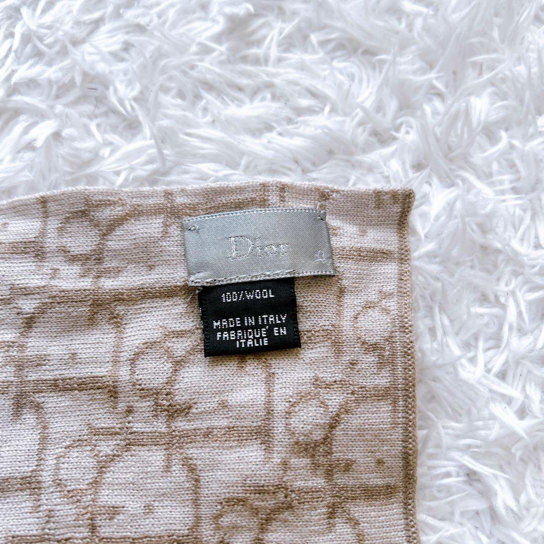 Christian Dior オブリーク　トロッター　ウール　マフラー　ストール