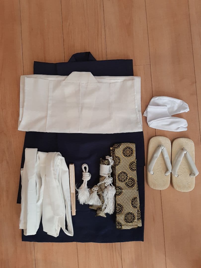 七五三 3歳 男の子袴セット 紺色