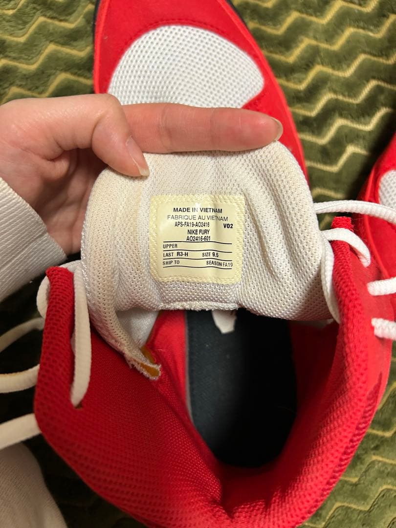 Nike ボクシングシューズ レッド/ホワイト【値下げ】