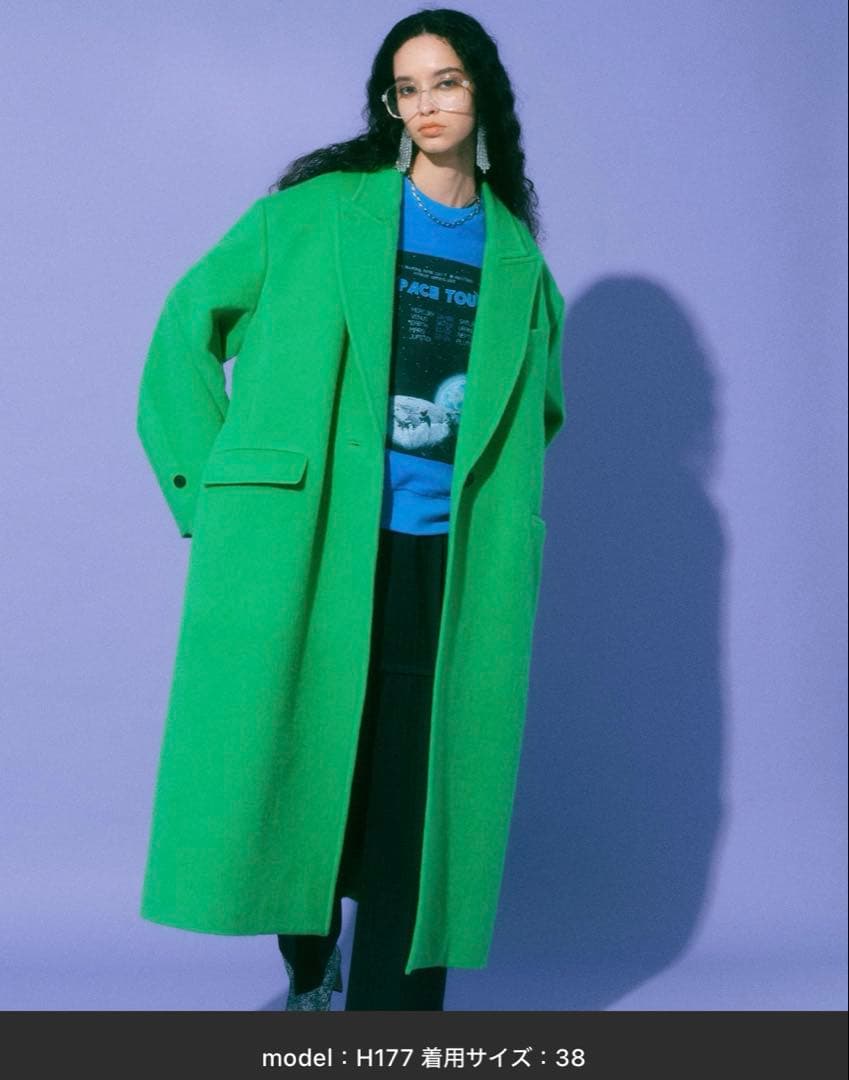 MAISON SPECIAL オーバーテーラードコート　グリーン
