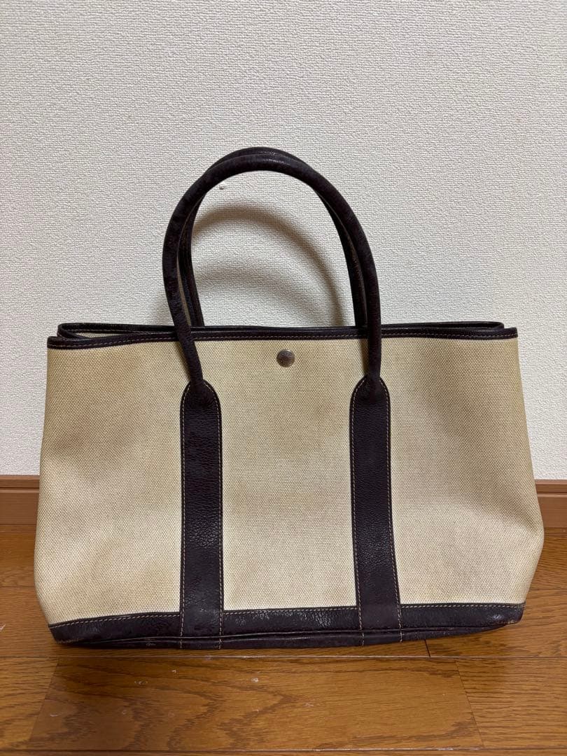 HERMES エルメス　ガーデンパーティー（キャンバス）PM