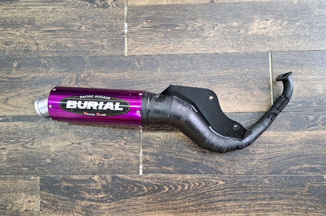 ライブディオ ベリアル マフラー グランドスラム AF34 AF35 ZX 紫