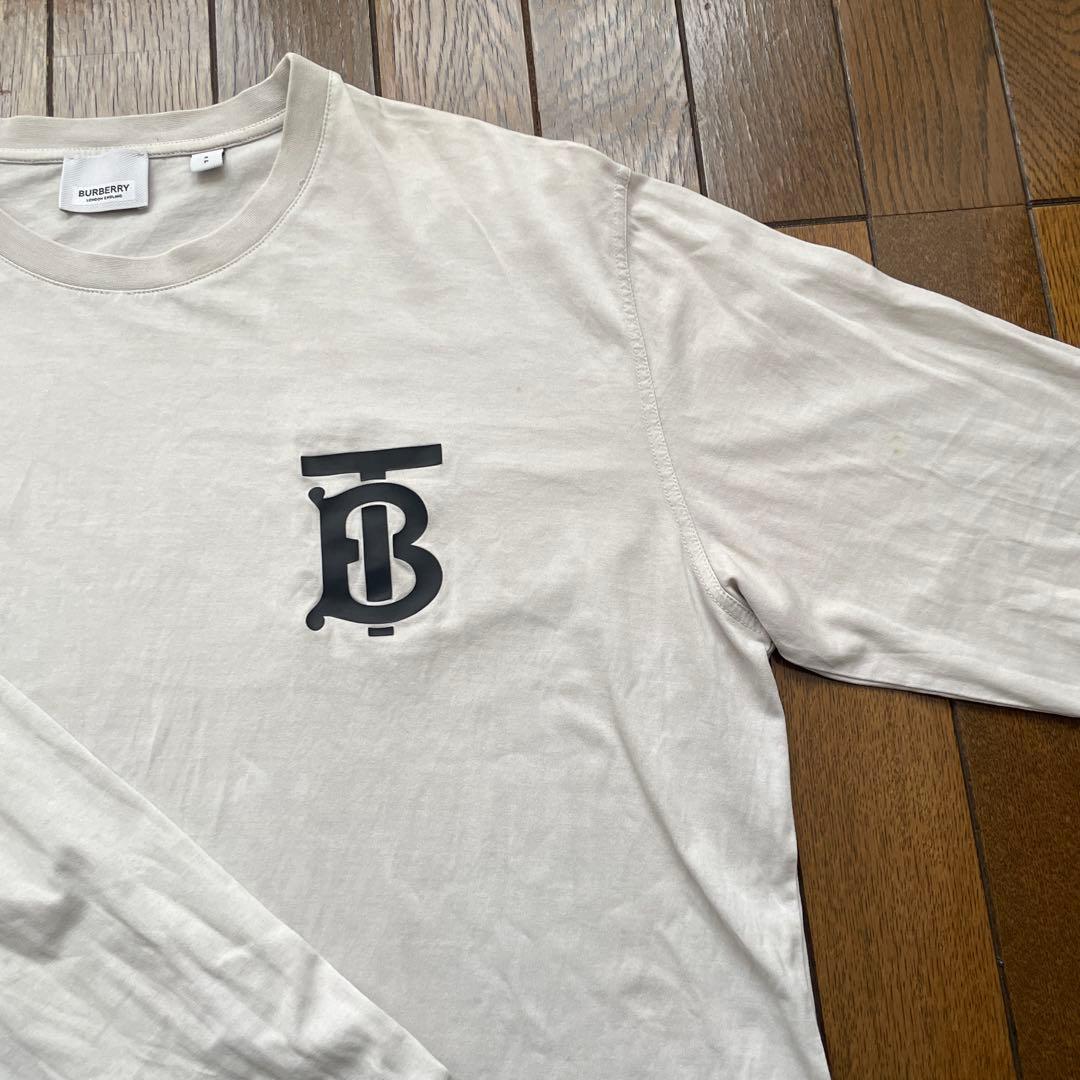 BURBERRY ロゴプリント 長袖カットソー S ロンt