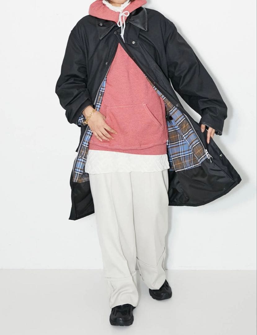 【新品未使用】シティショップ別注バブアーBORDERオイルドコート