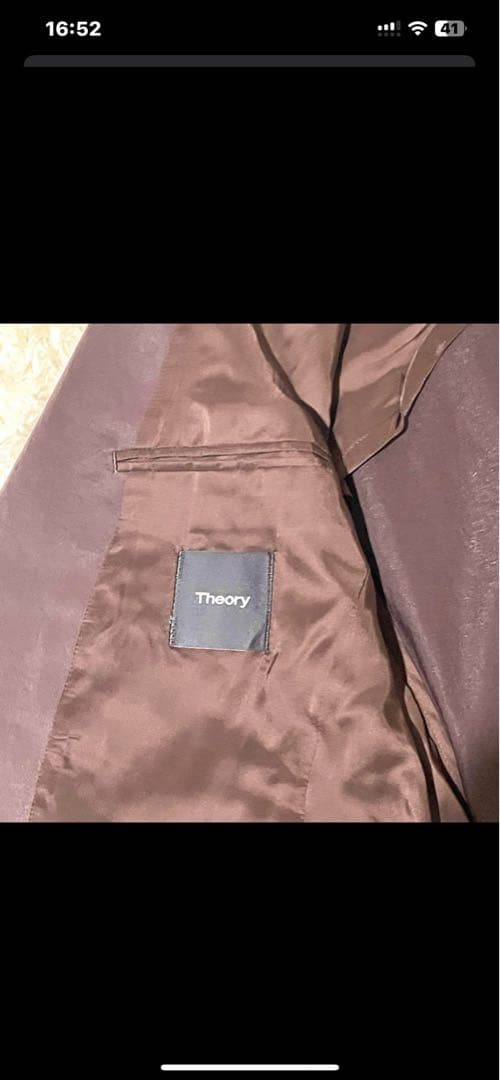 極美品　現行　セオリー　theory セットアップ M ブラウン