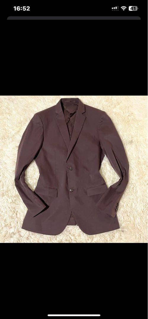 極美品　現行　セオリー　theory セットアップ M ブラウン