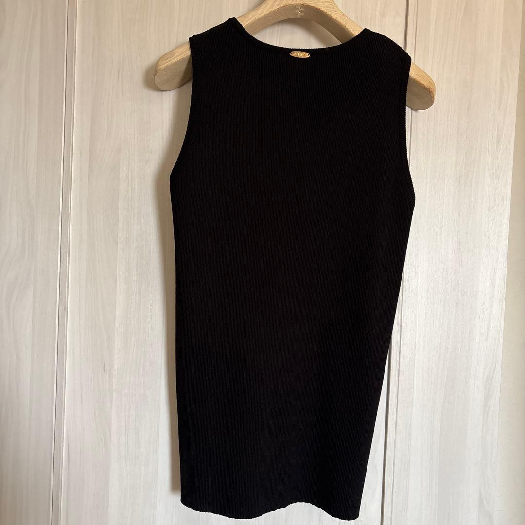 ドゥーズィエムクラス　diner b ribタンクトップ　ブラック