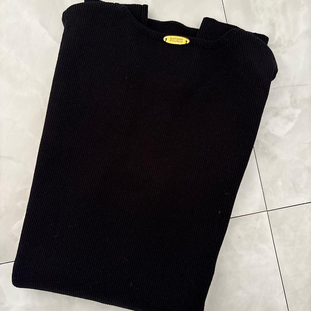 ドゥーズィエムクラス　diner b ribタンクトップ　ブラック