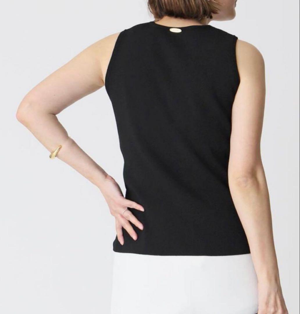 ドゥーズィエムクラス　diner b ribタンクトップ　ブラック