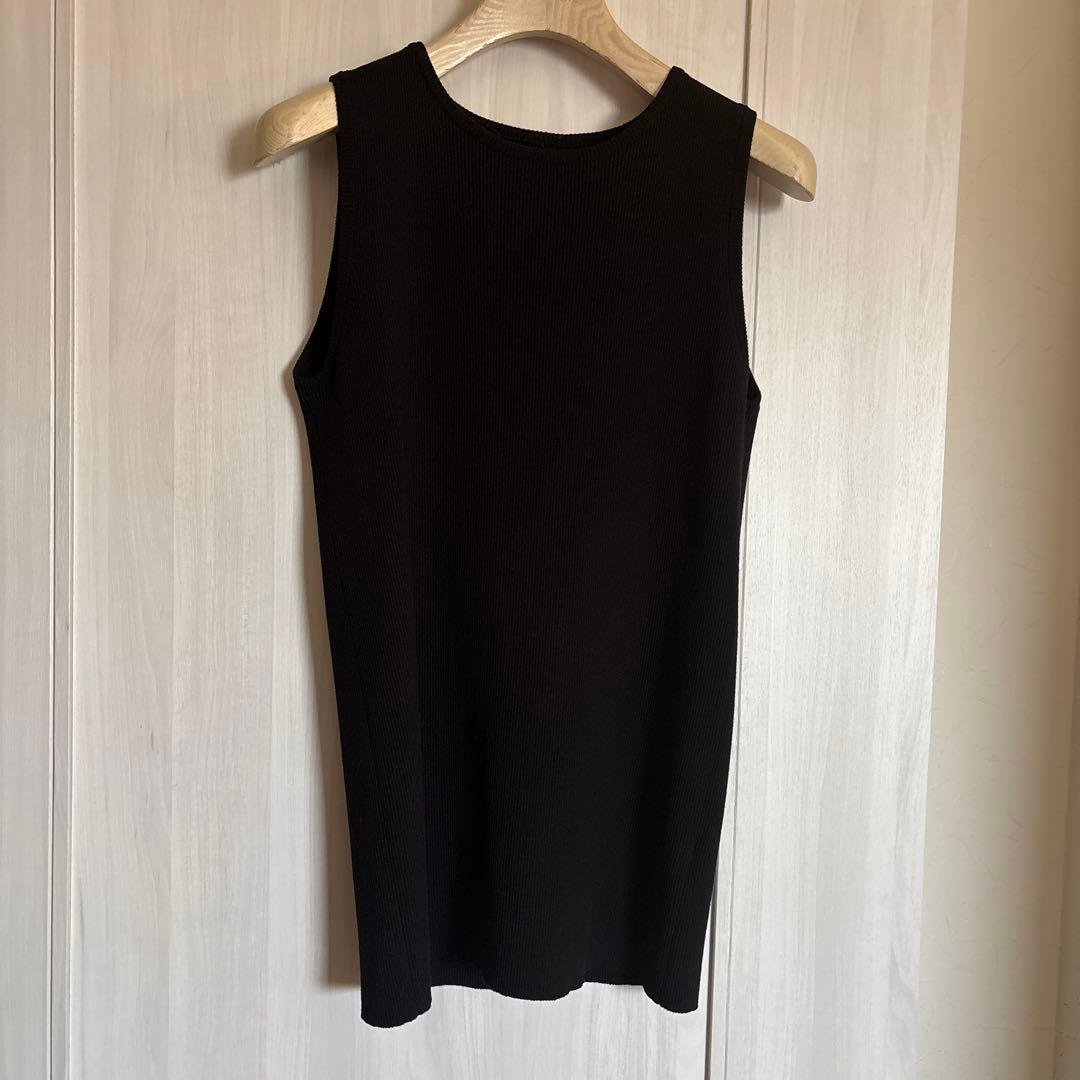 ドゥーズィエムクラス　diner b ribタンクトップ　ブラック