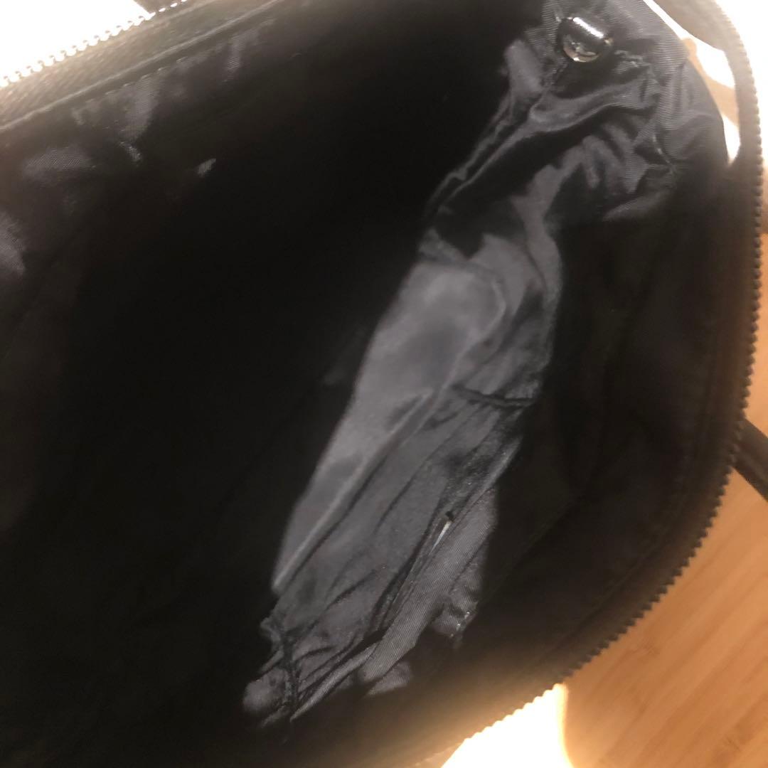 prada 黒色トートバッグ　希少タイプ　ナイロン、牛革