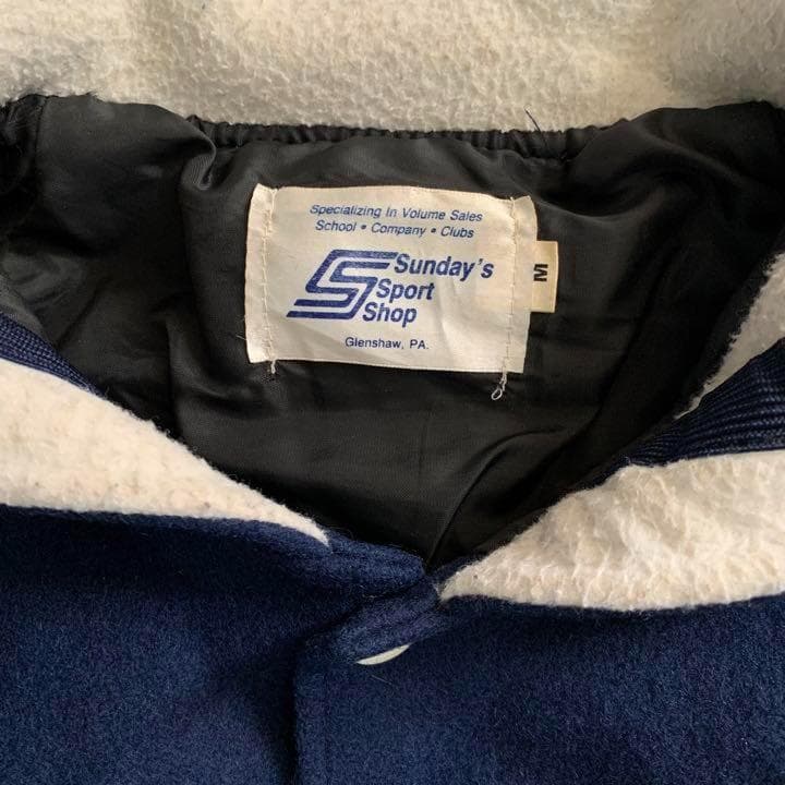 マーちゃんメルトンジャケット セーラー スタジャン サンデーUSA古着