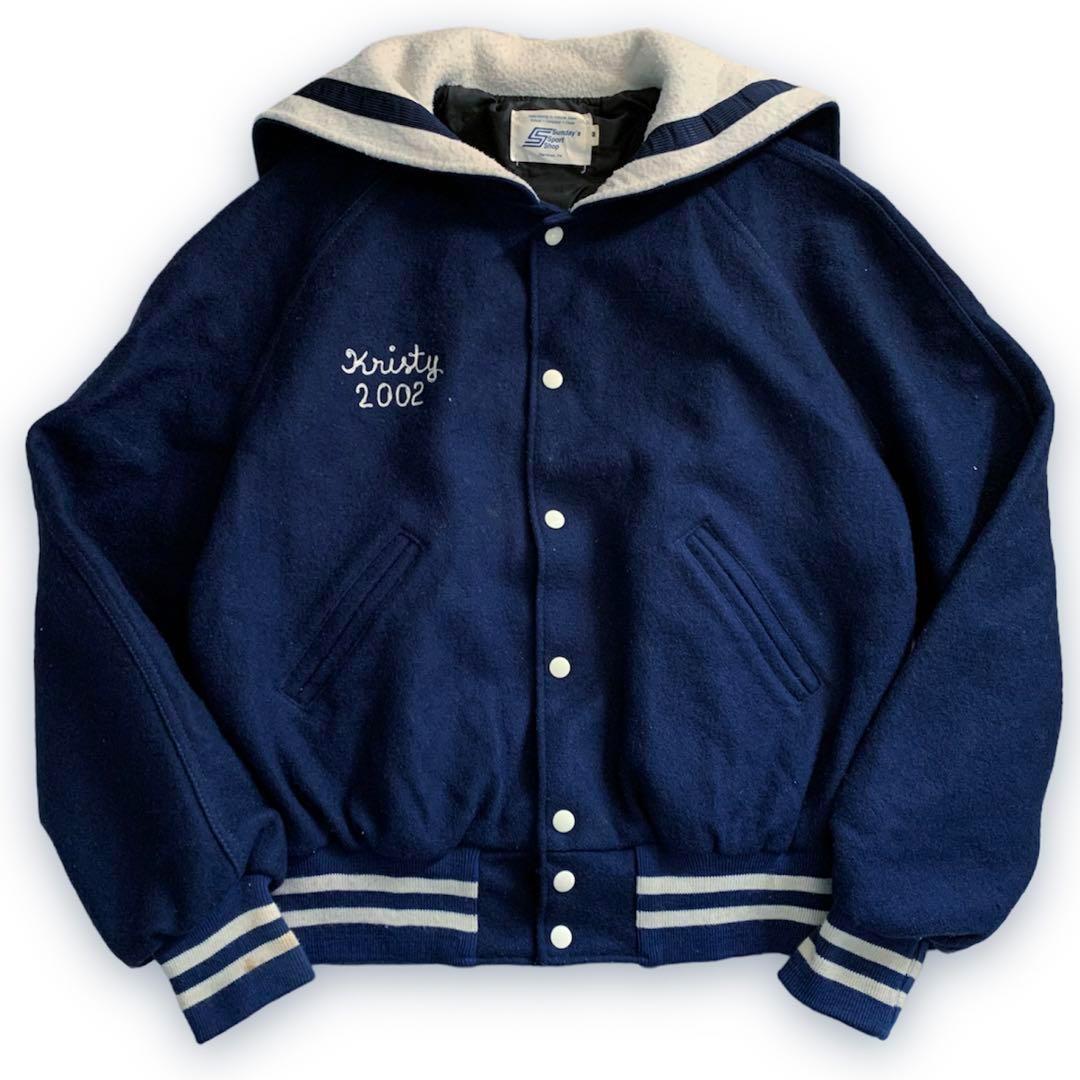 マーちゃんメルトンジャケット セーラー スタジャン サンデーUSA古着