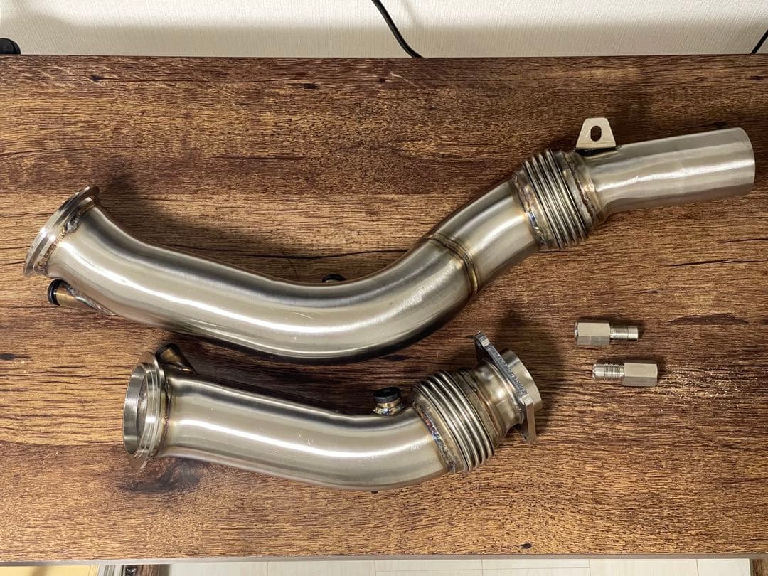 【キャンセラ付】ダウンパイプ F80 F82 F87 M3 M4 M2 S55