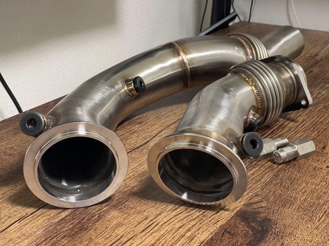 【キャンセラ付】ダウンパイプ F80 F82 F87 M3 M4 M2 S55